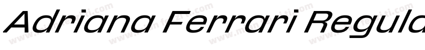Adriana Ferrari Regular字体转换